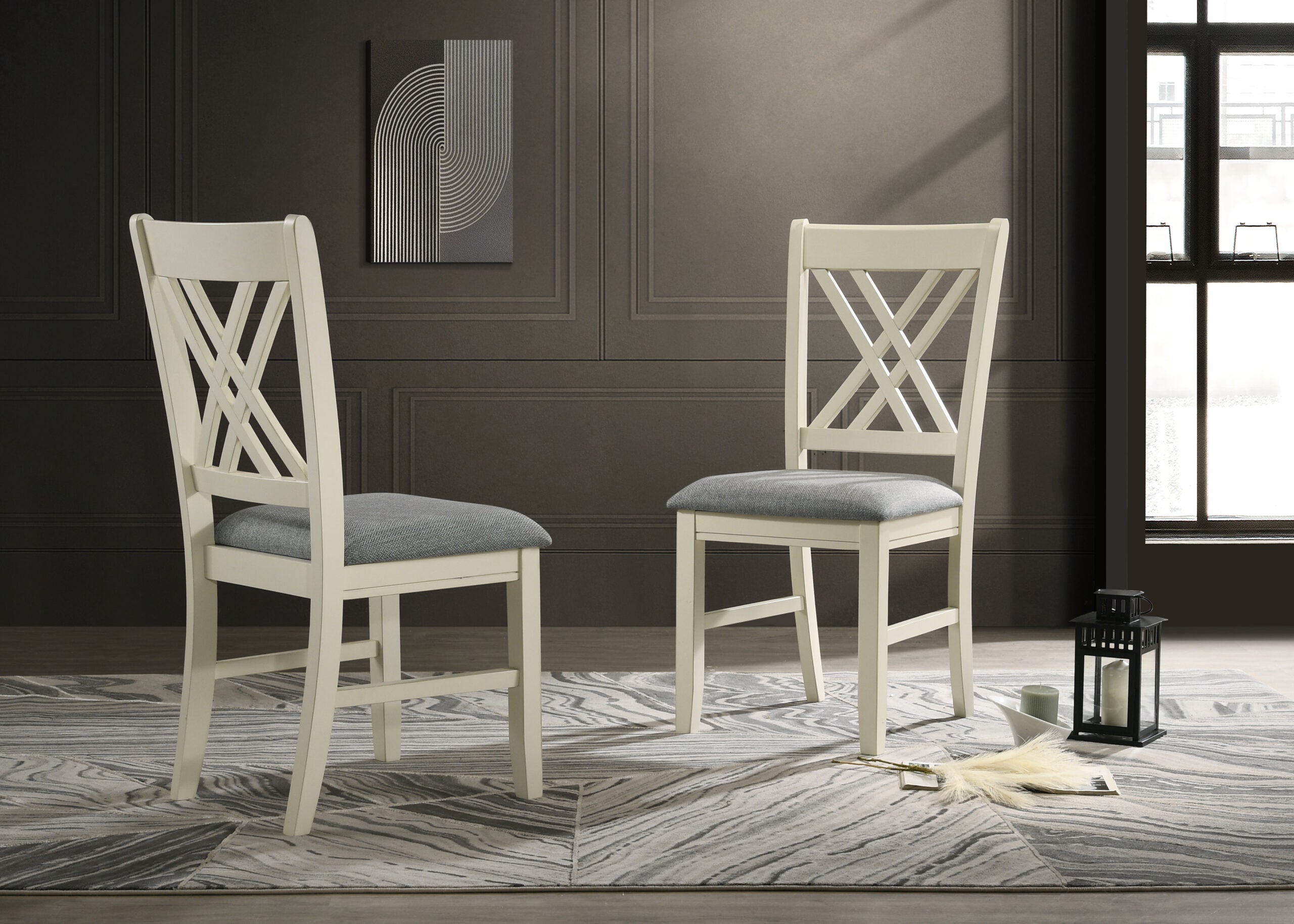 8 Seater Hamilton Wooden Dining Extendable Table 1.96m to 2.40m Set