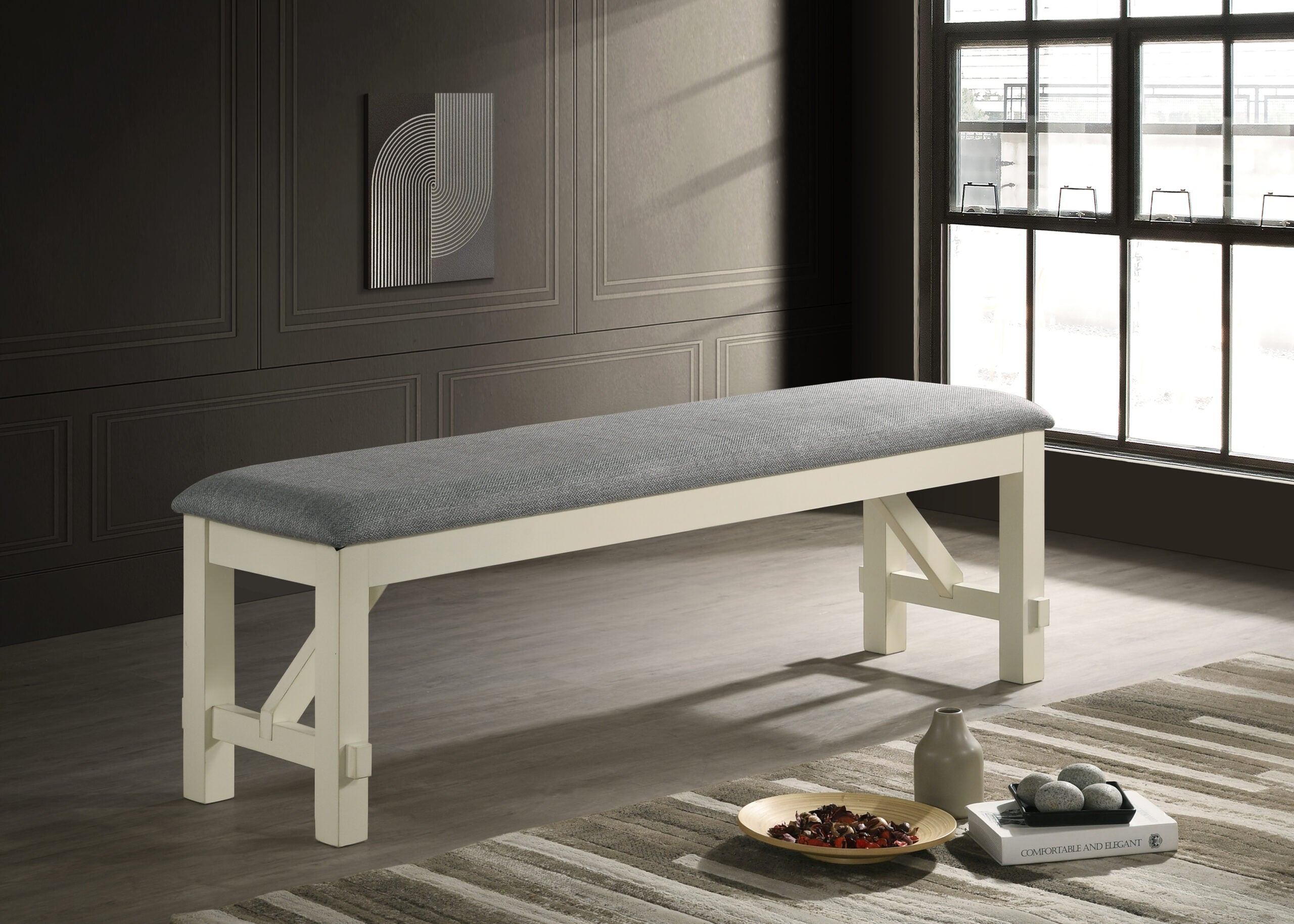 8 Seater Hamilton Wooden Dining Extendable Table 1.96m to 2.40m Set