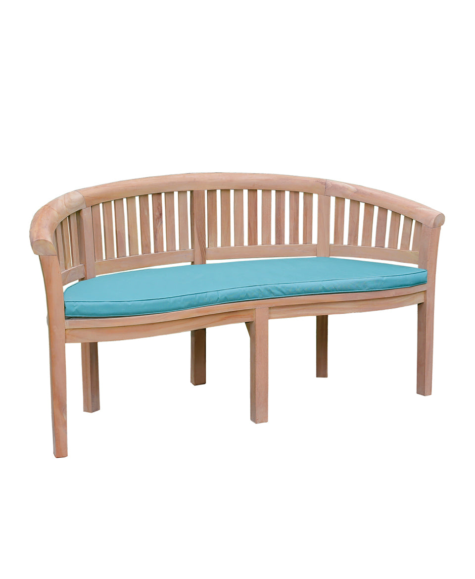 Banana Standard Teak Garden Bench Vertical Slats, 1.6m ( Outdoor / Patio Bench)