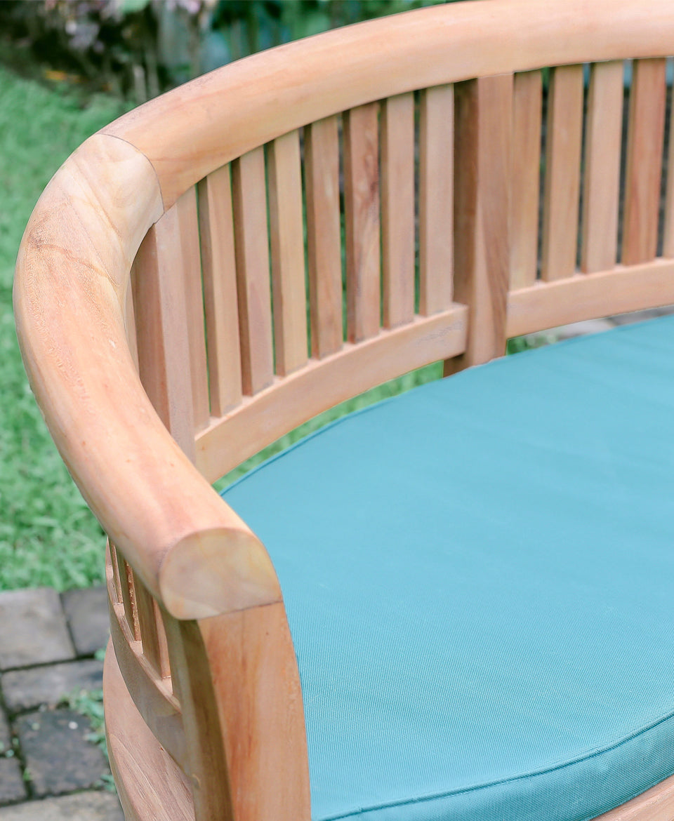 Banana Standard Teak Garden Bench Vertical Slats, 1.6m ( Outdoor / Patio Bench)