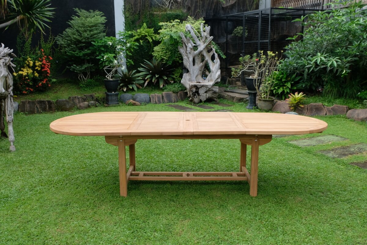 Teak Belgrave 10 Seater Extending Table 2m-3m (4cm Thick Top)