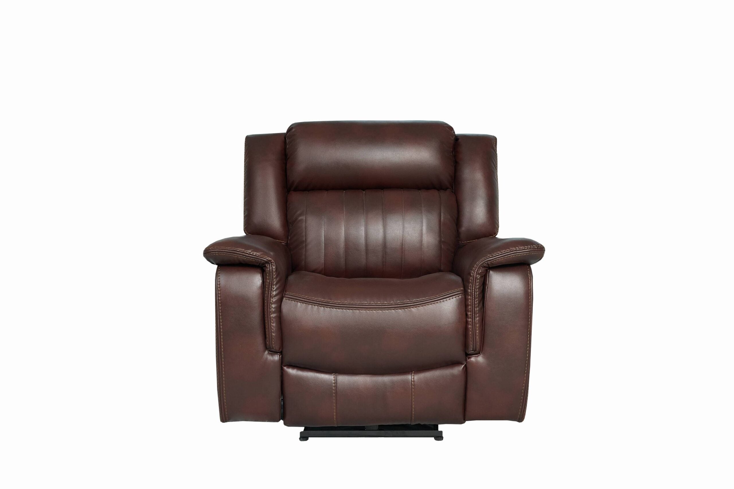 Halmstad Electric / Power Recliner Leather Sofa Set (Brown)