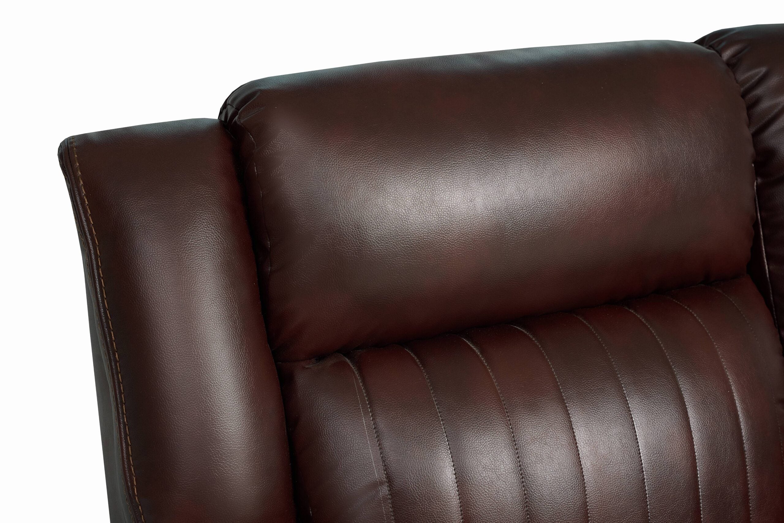 Halmstad Electric / Power Recliner Leather Sofa Set (Brown)