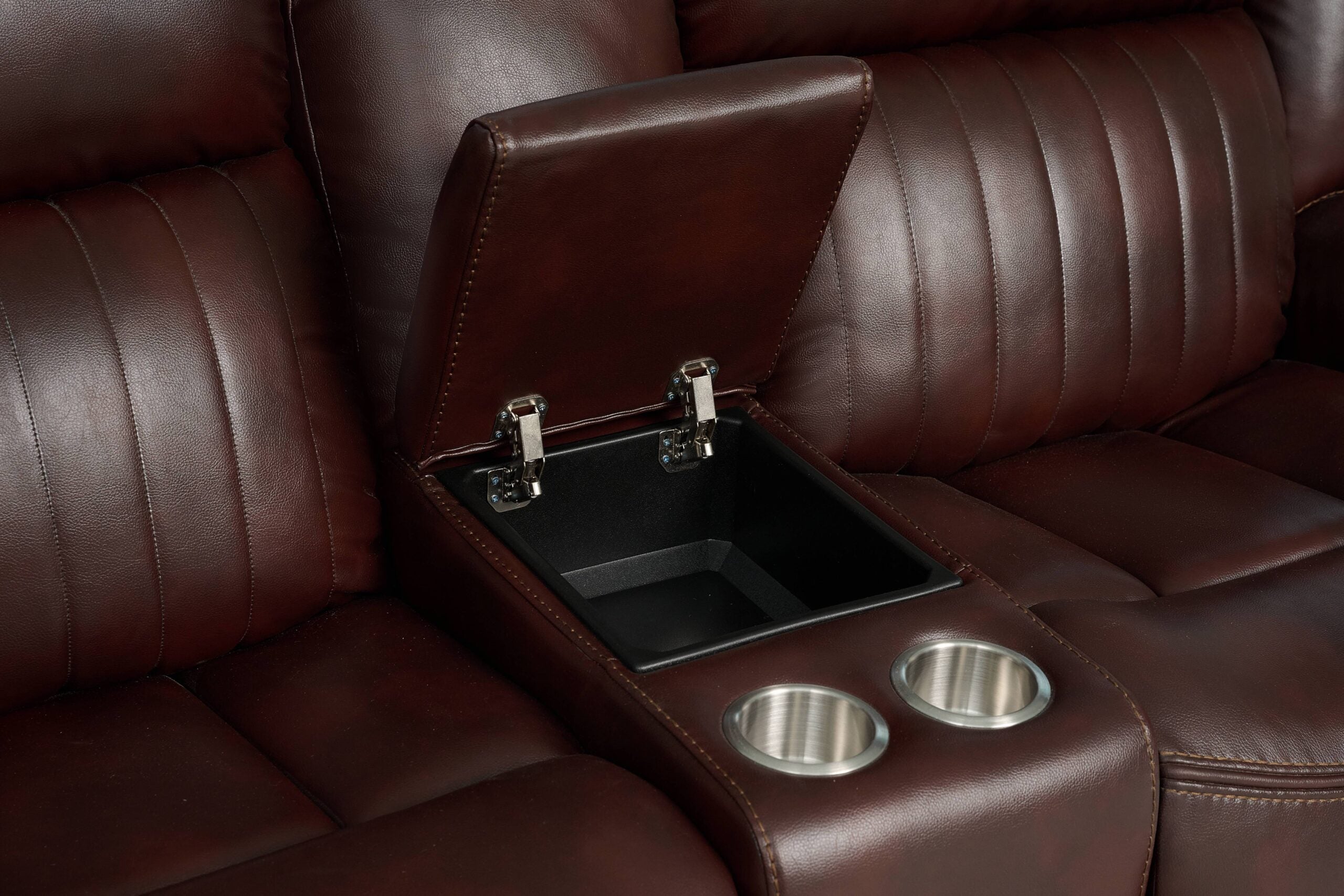 Halmstad Electric / Power Recliner Leather Sofa Set (Brown)