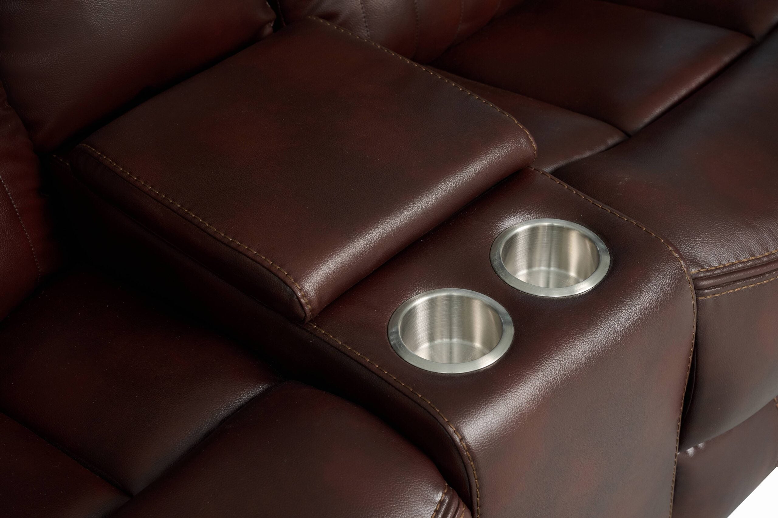 Halmstad Electric / Power Recliner Leather Sofa Set (Brown)