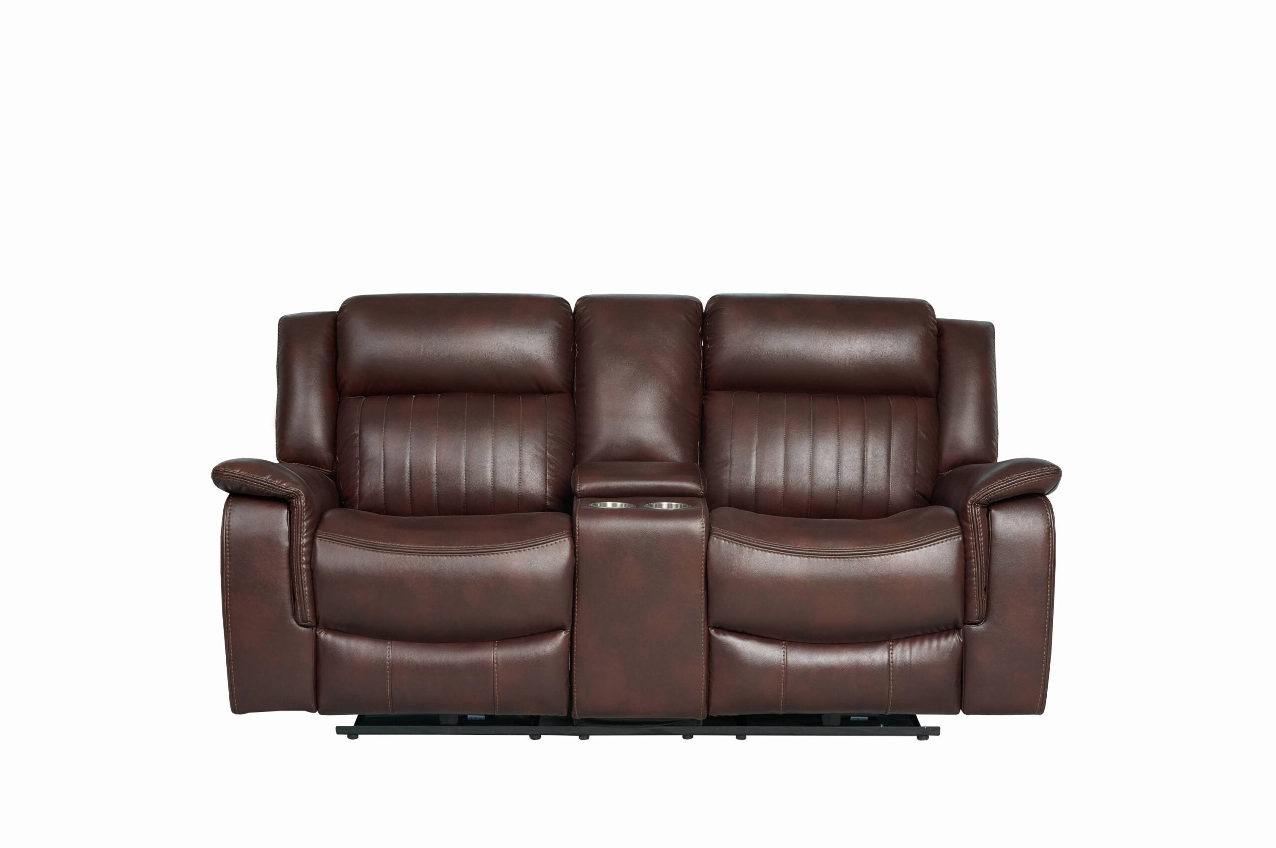 Halmstad Electric / Power Recliner Leather Sofa Set (Brown)