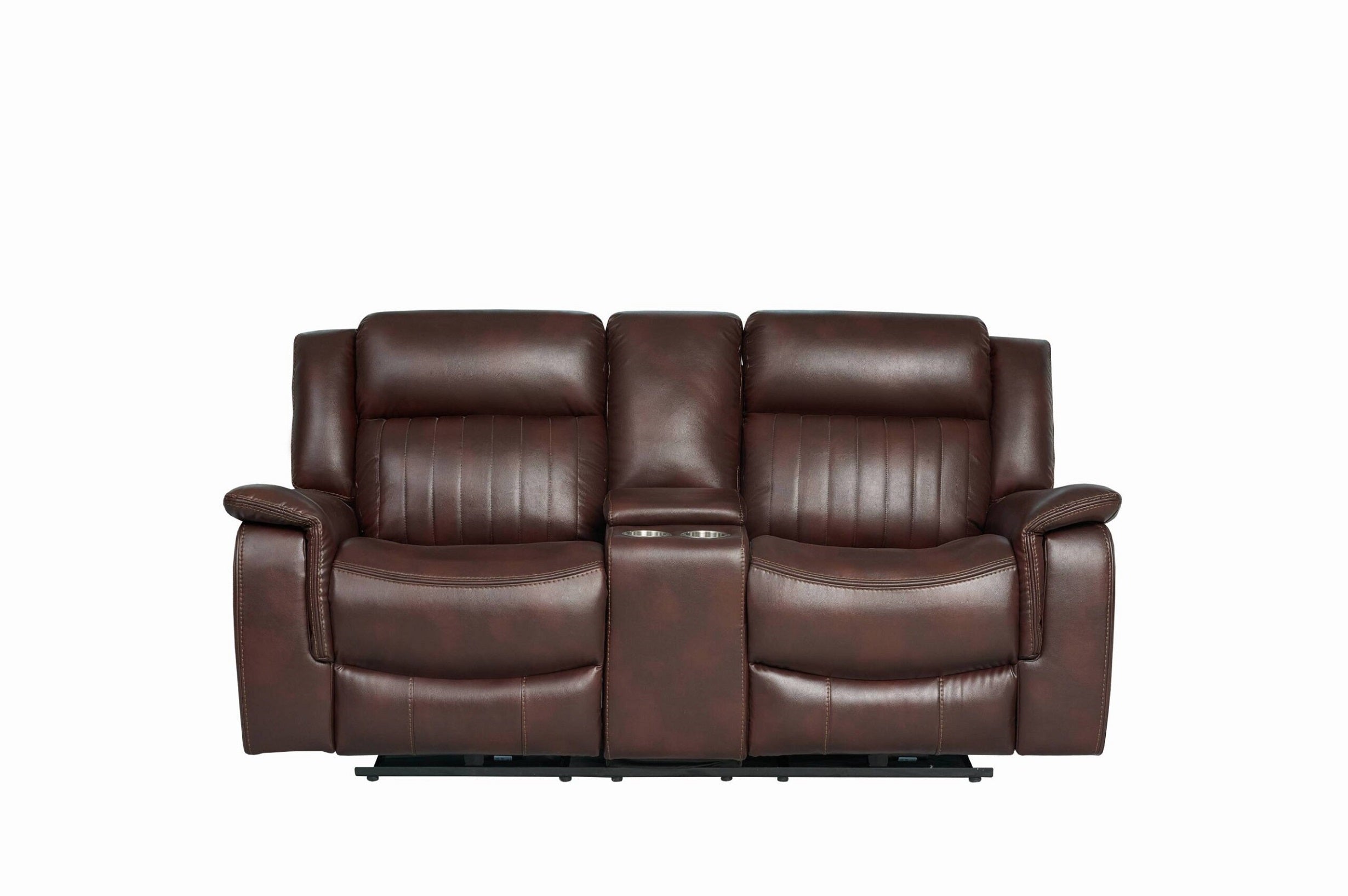 Halmstad Electric / Power Recliner Leather Sofa Set (Brown)