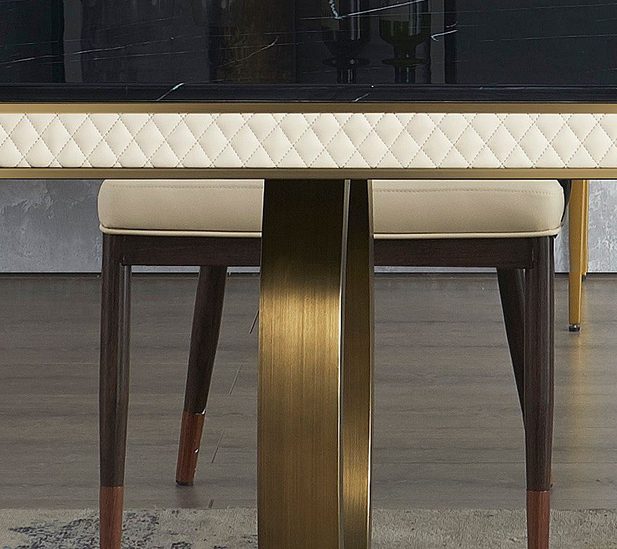 Hampton 6-8 Seater Rect Table 1.8m with Florence Dining Chairs