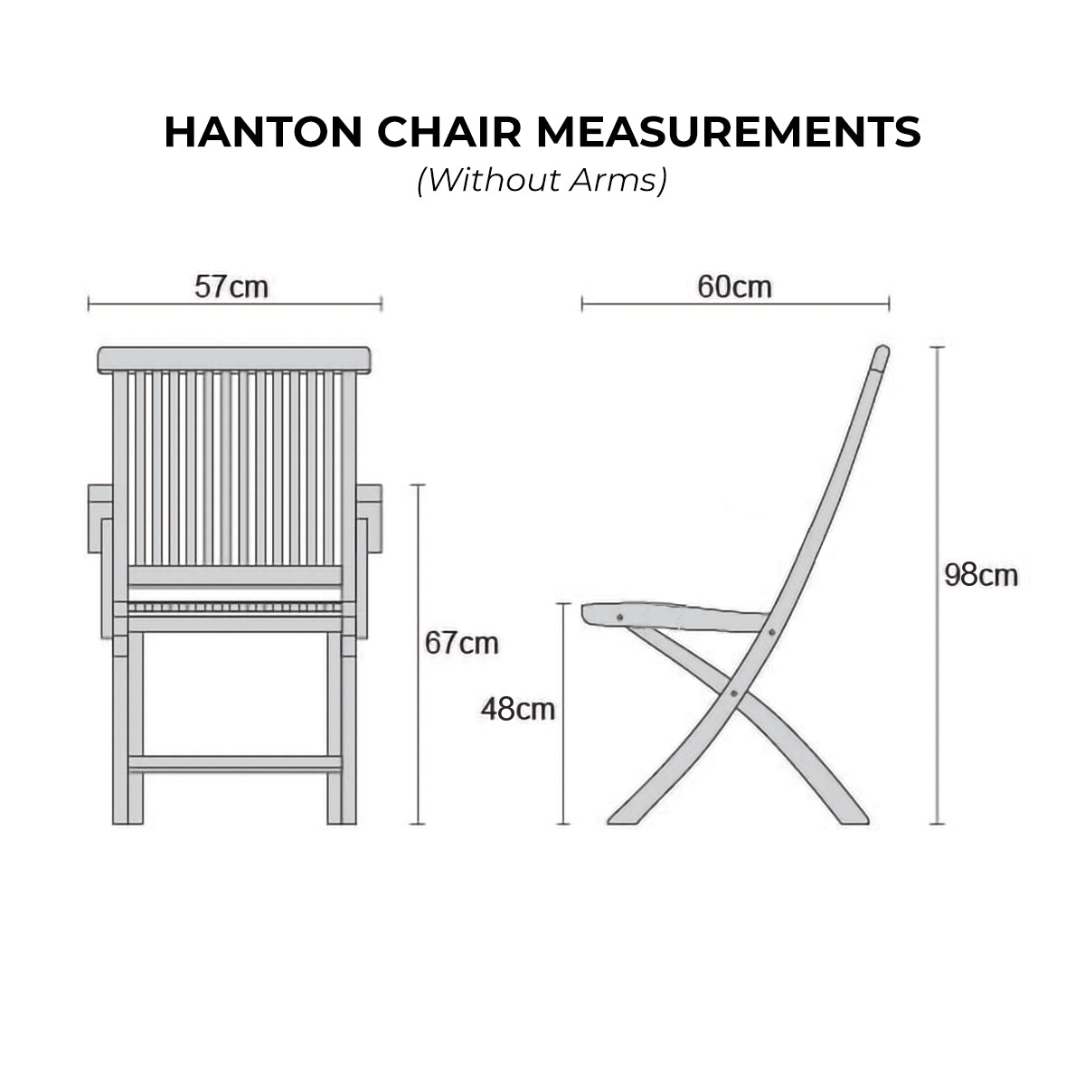 Teak Belgrave 10 Seater Extending Table 2m-3m (4cm Thick Top) with 10 Hanton Folding Chair  (Garden / Outdoor Dining Set)