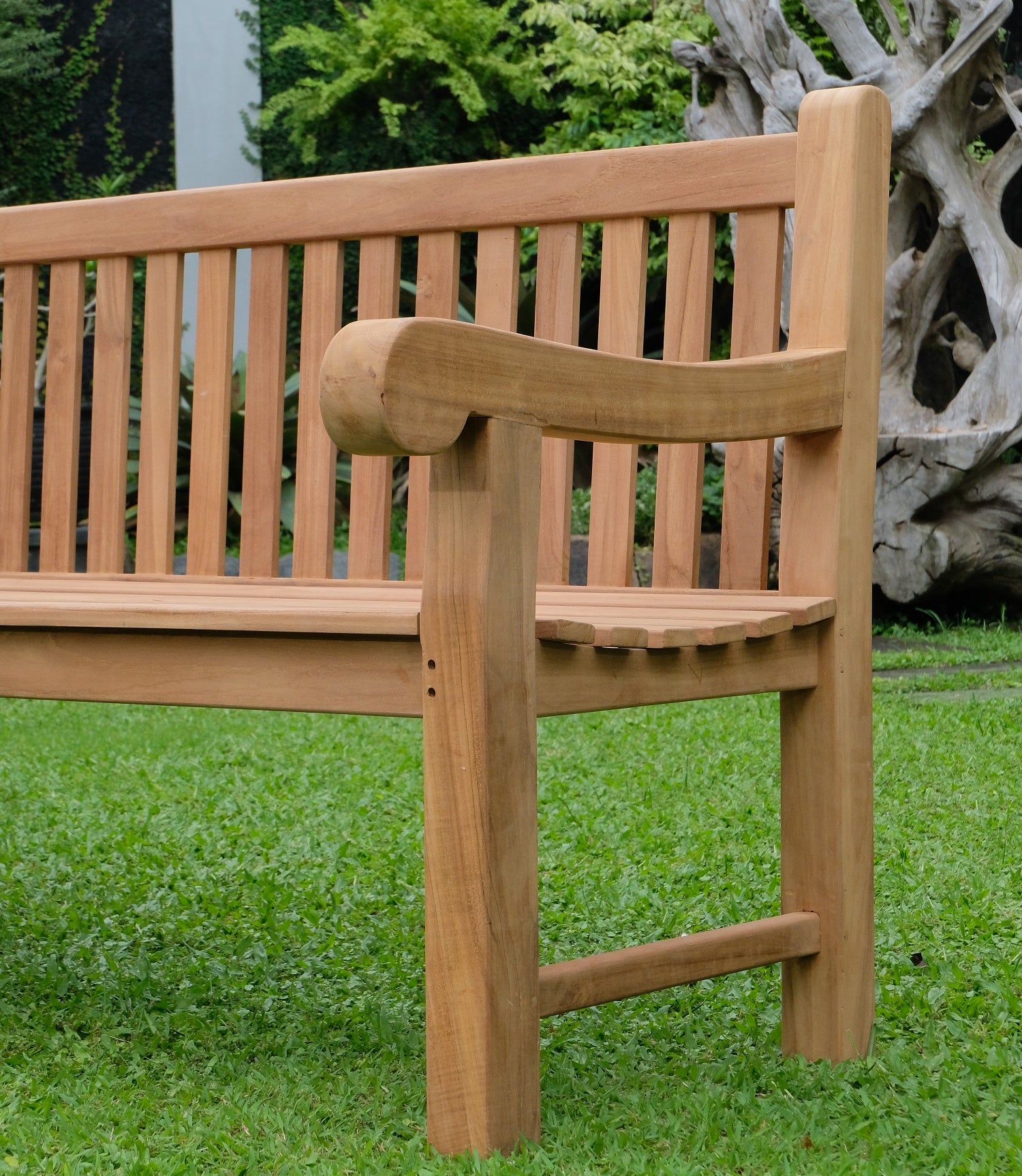 Salisbury 4 Seater Thick Teak Garden Bench, 1.8m ( Outdoor / Patio Bench)