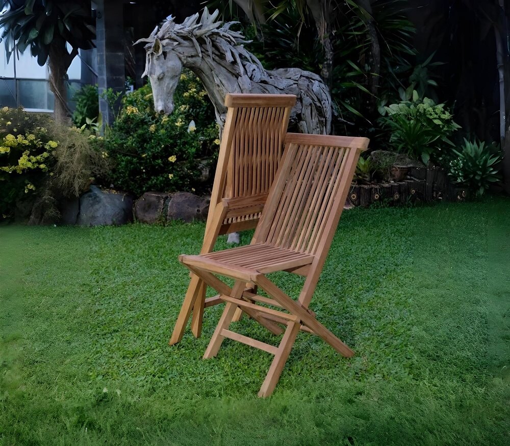 Standard Teak Garden Folding Chair