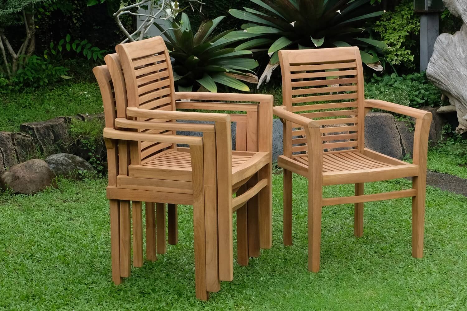 Belgrave Teak Garden Stacking Chair