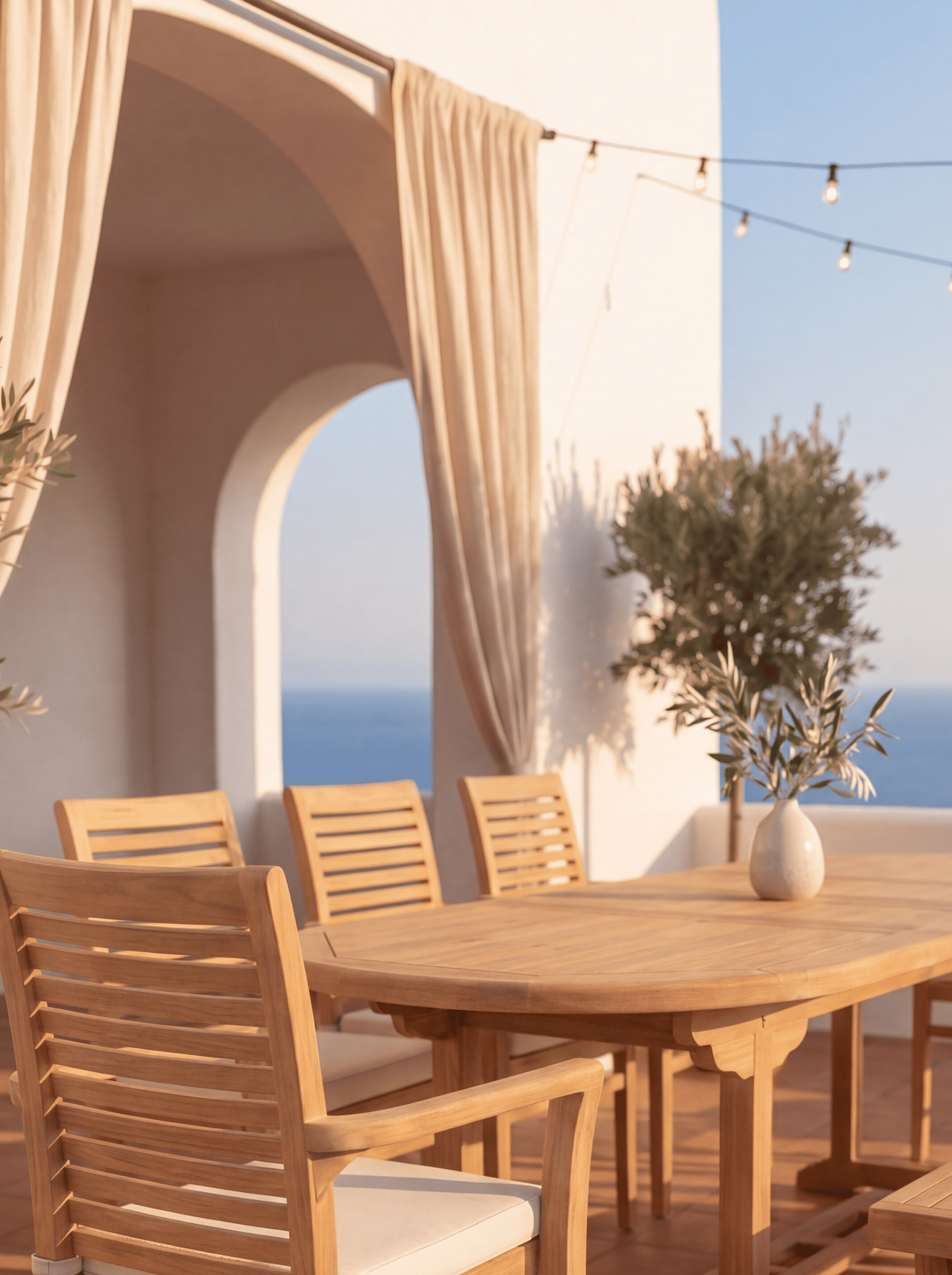 Teak Belgrave 8 Seater Extendable Table 1.8m-2.4m (4cm Thick Top) with 5 Teak Belgrave Stacking Chairs & 1× 3-Seater Burnham Bench (Garden / Outdoor Dining Set)
