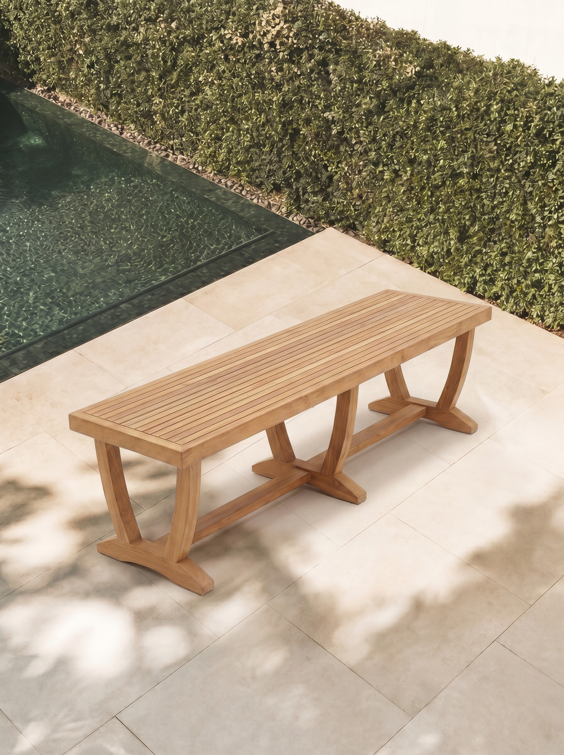 Teak Belgrave 8 Seater Extending Table 1.8m-2.4m (4cm Thick Top) with 2*Teak Burnham Chairs & 2* Burnham Bench 180cm (Garden / Outdoor Dining Set)